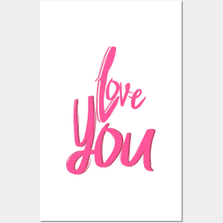 Valentine&#39;s Day Love You Posters and Art